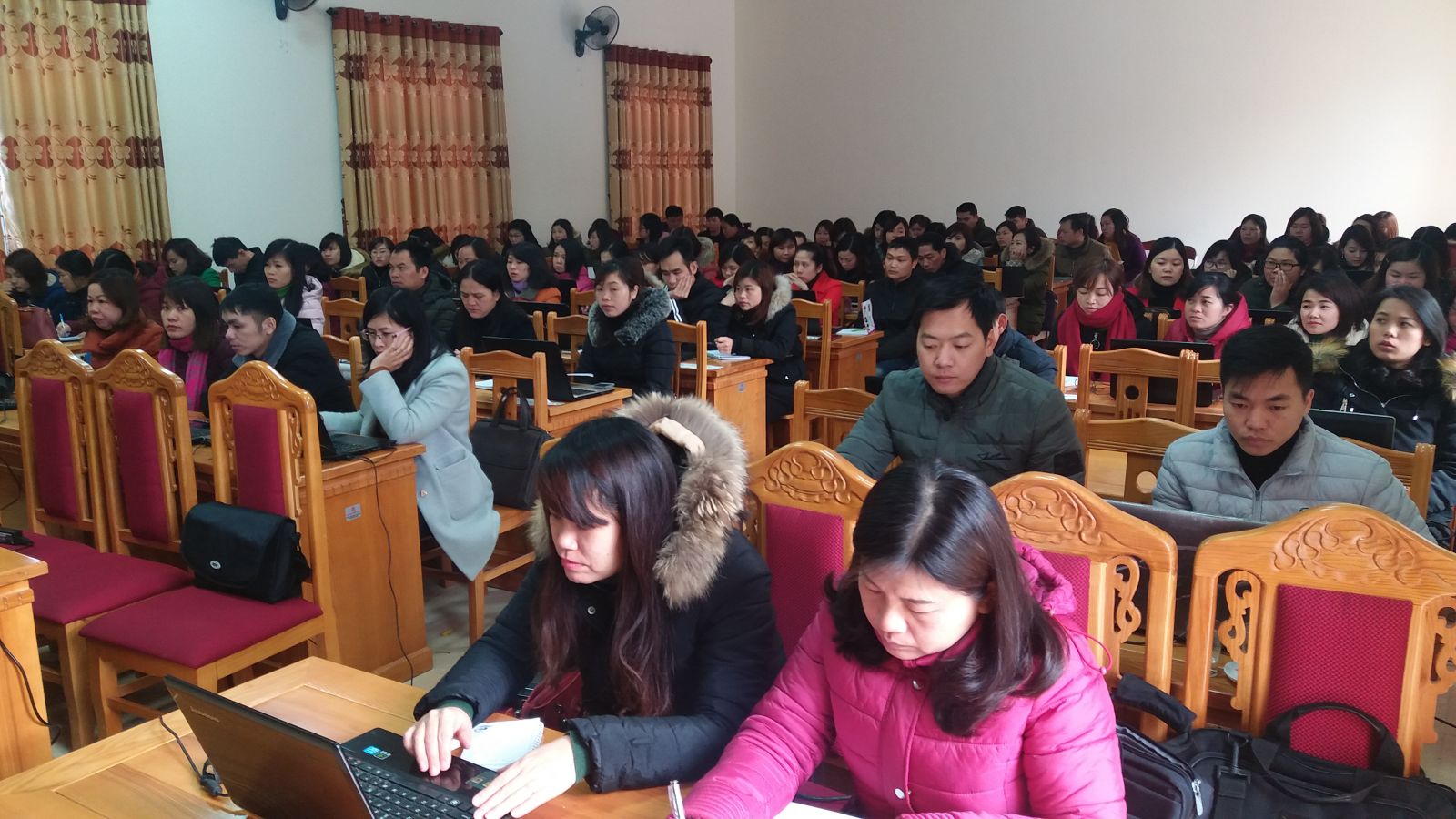 Tập huấn phần mềm Cổng thông tin điện tử tại Phòng Giáo dục và Đào tạo huyện Văn Lãng