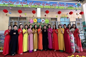 KỶ NIỆM 113 NĂM NGÀY QUỐC TẾ PHỤ NỮ 8/3 CỦA TRƯỜNG MẦM NON XÃ THỤY HÙNG